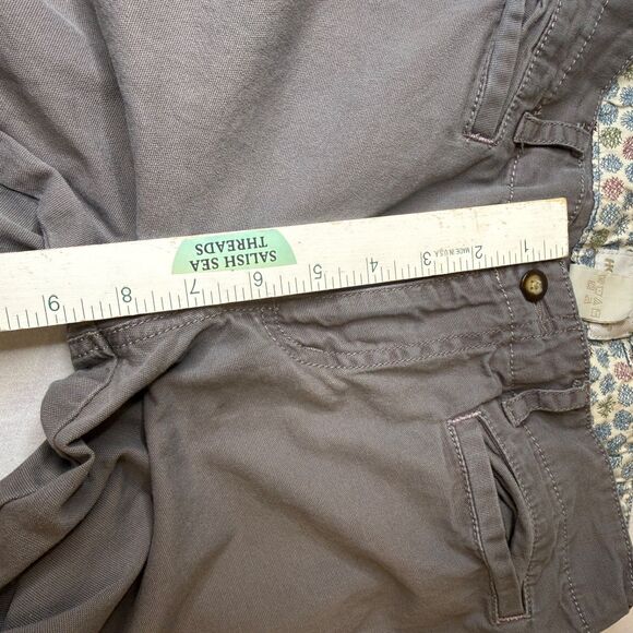 Horny Toad Women's 6 Gray Wide Leg Chino Pants Classic - Picture 5 of 8